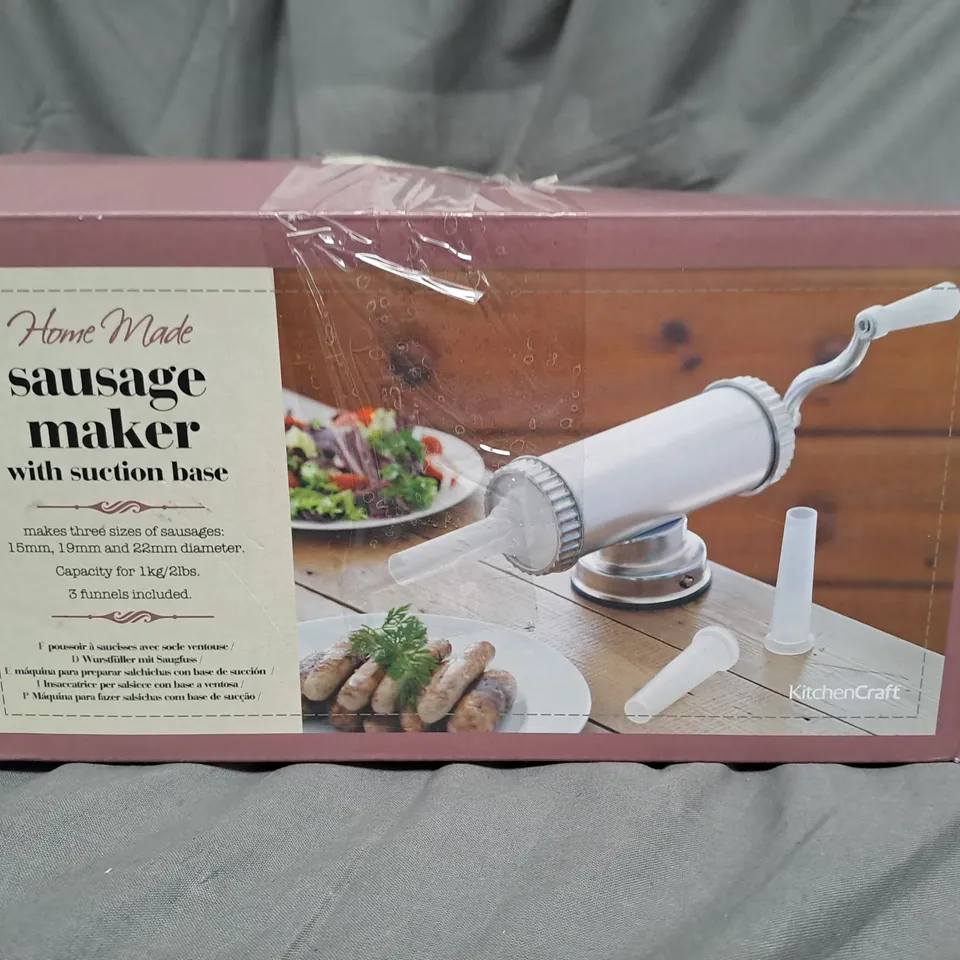 KITCHENCRAFT KITCHEN CRAFT HOME MADE SAUSAGE MAKER