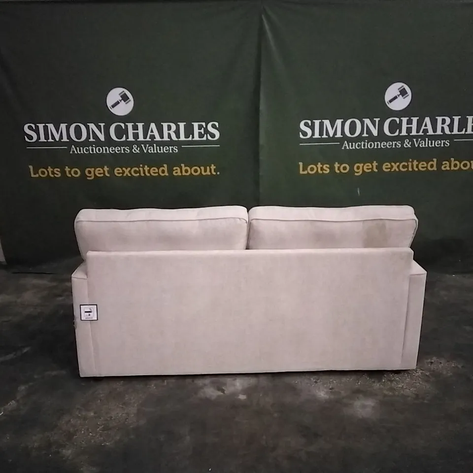 QUALITY DESIGNER FABRIC UPHOLSTERED 3 SEATER SOFA