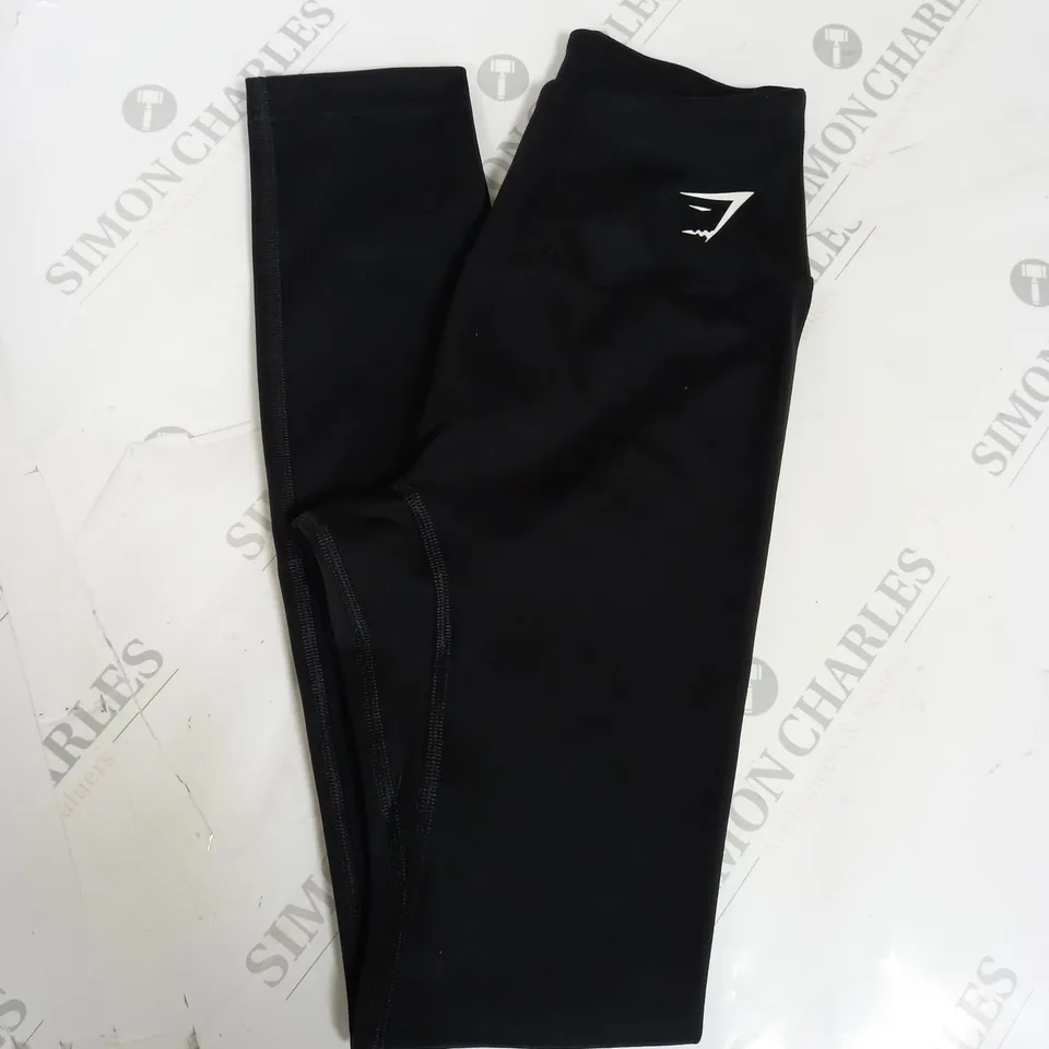 GYM SHARK TRAINING LEGGINGS - BLACK - SIZE UNSPECIFIED