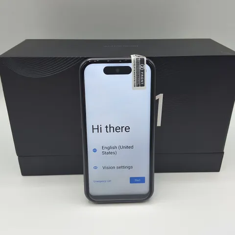 BOXED BLUEFOX NX18/128GB DIGITAL MOBILE PHONE IN BLACK 