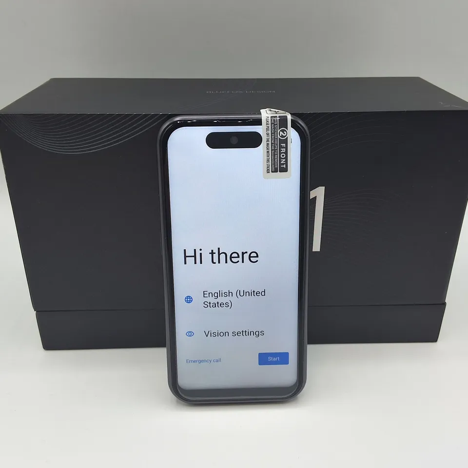 BOXED BLUEFOX NX18/128GB DIGITAL MOBILE PHONE IN BLACK