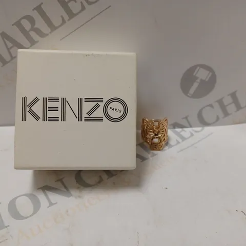 BOXED KENZO PARIS ROSE GOLD RING 