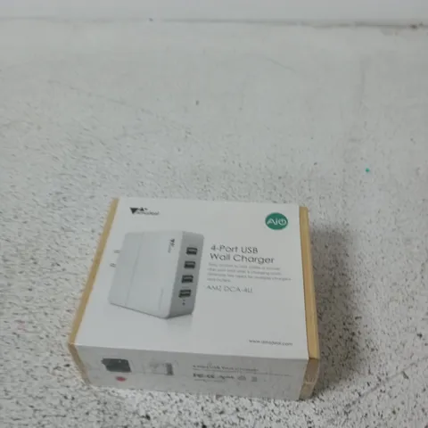 APPROXIMATELY 15 X 4-PORT USB WALL CHARGER (BOXED) – BOXED ITEM