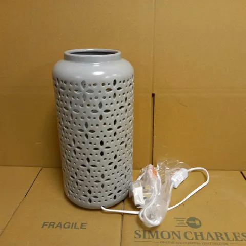 DAR LIGHTING GROUP TABLE LAMP - BASE ONLY/GREY