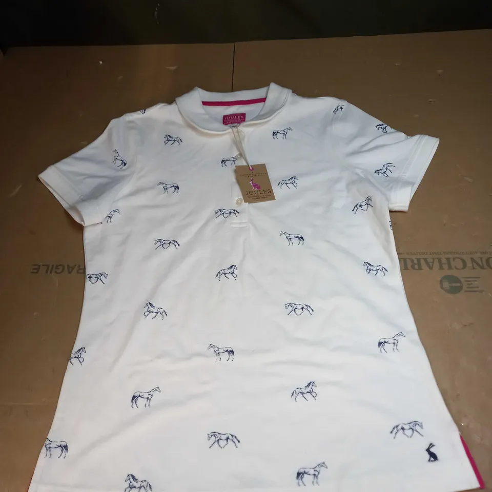 JOULES HORSE POLO SHIRT SIZE 12 
