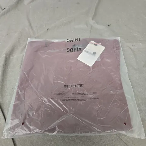 SAINT + SOFIA TAYLOR CONTRAST TEE SIZE 12
