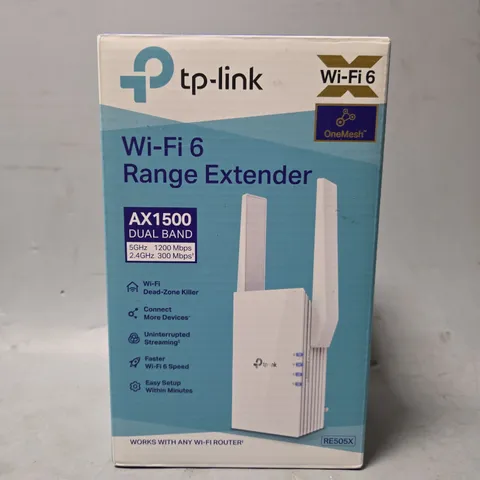 BOXED TP-LINK WI-FI 6 RANGE EXTENDER 