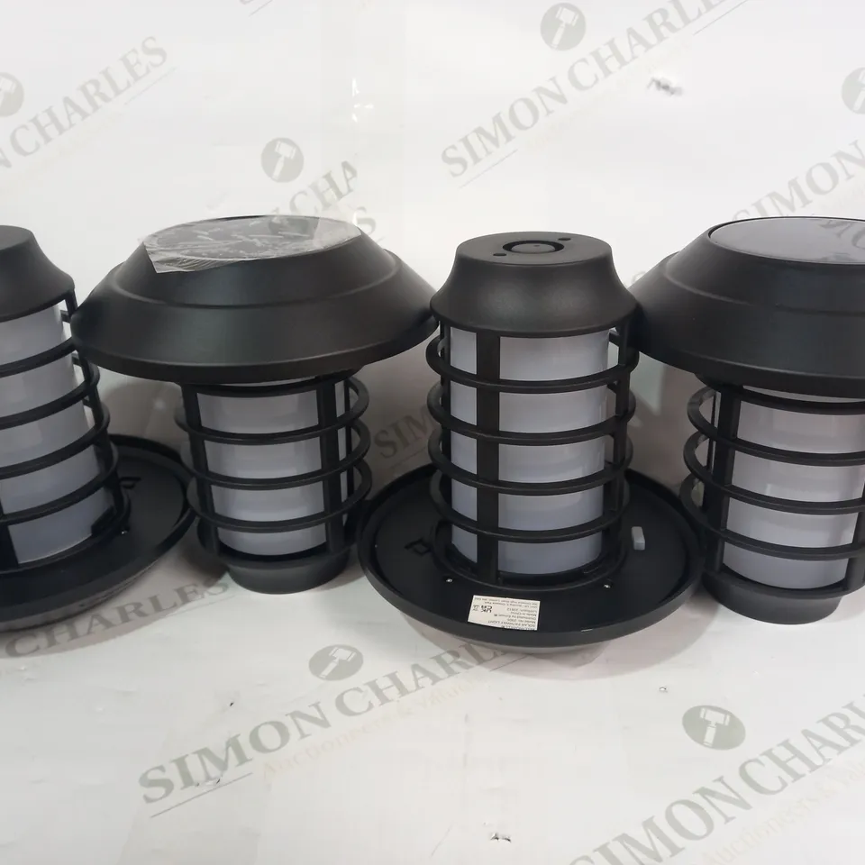 BELL & HOWELL SET OF 4 SOLAR 21 LUMENS DUAL FUNCTION FLAME/ WHITE STAKE LIGHTS