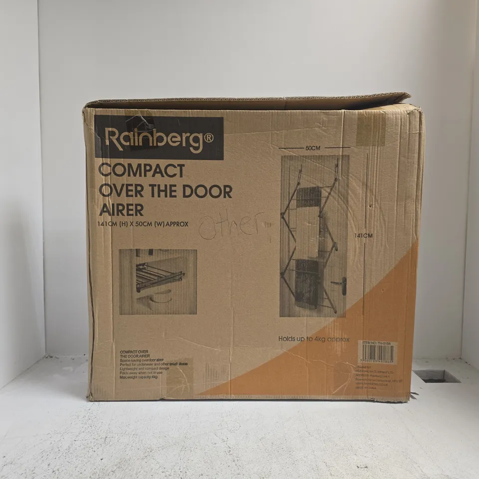BOXED RAINBERG COMPACT OVER THE DOOR AIRER