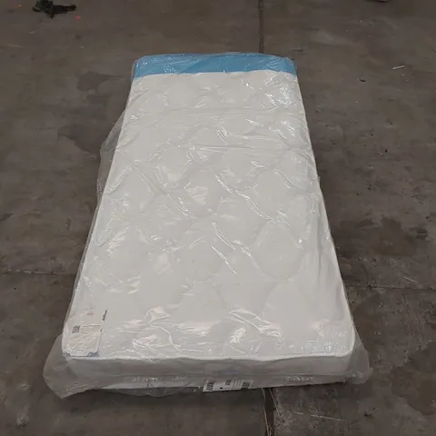 QUALITY BAGGED 3FT SINGLE AIRSPRUNG MEMORY FOAM BUNK MATTRESS