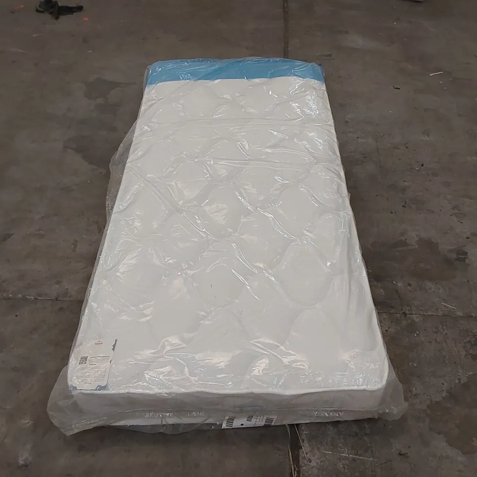 QUALITY BAGGED 3FT SINGLE AIRSPRUNG MEMORY FOAM BUNK MATTRESS RRP £259