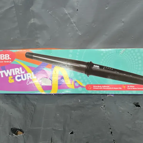 BOXED TWIRL AND CURL CONICAL WAND 