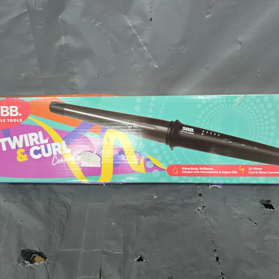 BOXED TWIRL AND CURL CONICAL WAND 