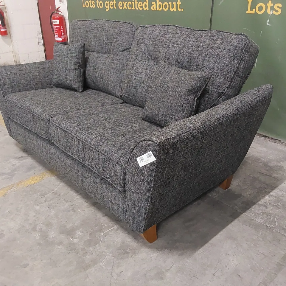 HALSTOW 2 SEATER HIGH BACK FABRIC SOFA 