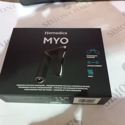 BOXED HOMEDICS MYO HANDHELD PHYSIO MASSAGER