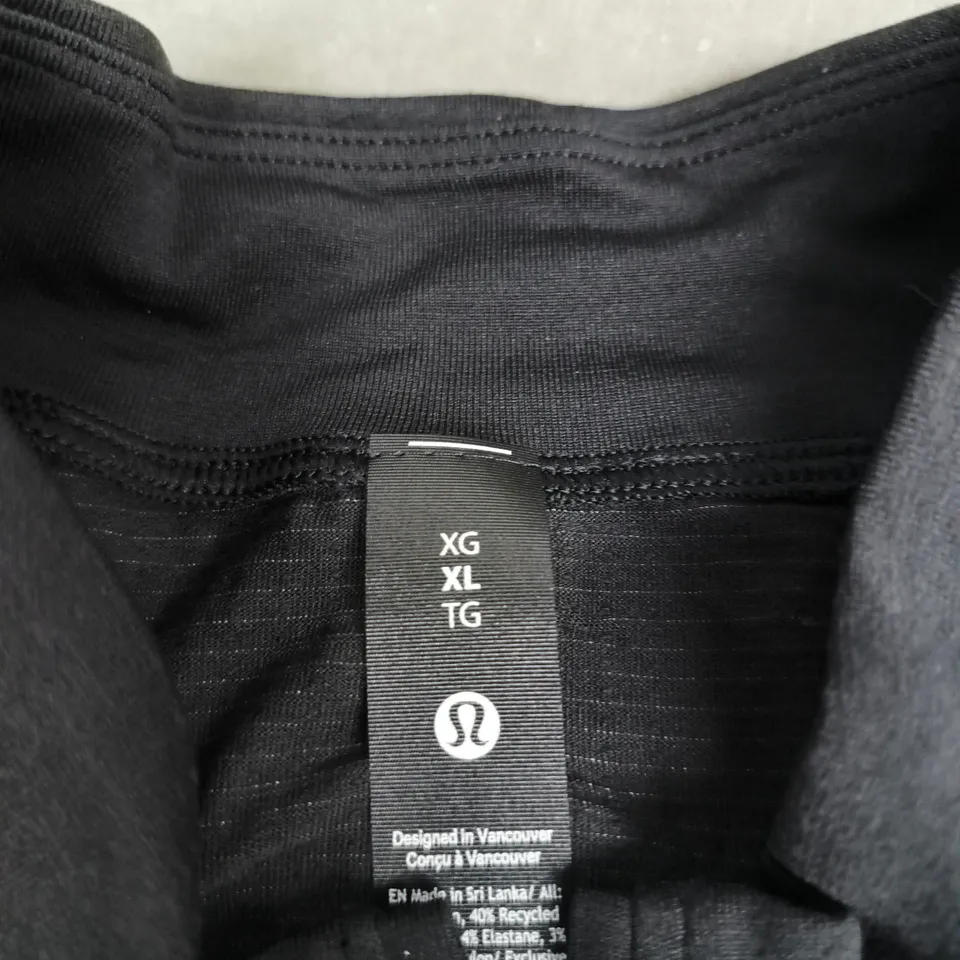 HBK HALF-ZIP PULLOVER, BLACK, XL