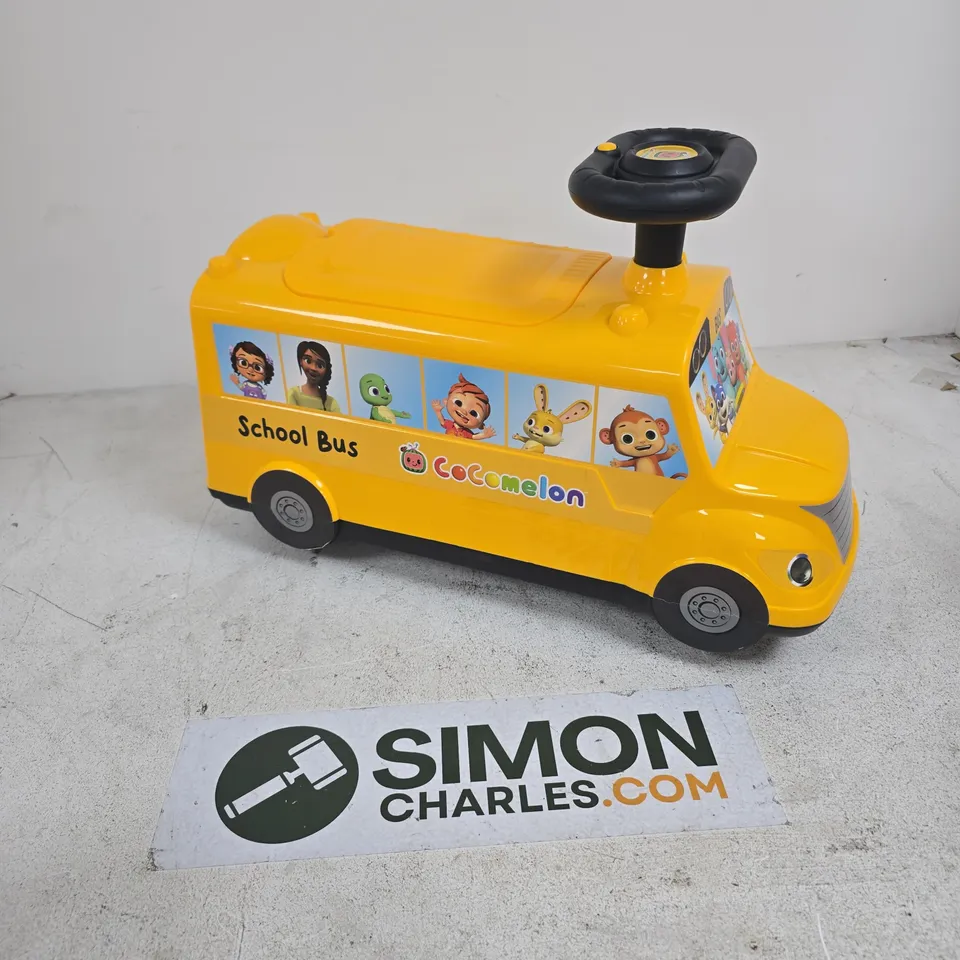 COCOMELON SCHOOL BUS TOY IN YELLOW