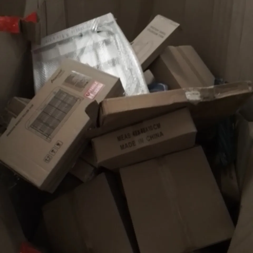 PALLET OF APPROXIMATELY ASSORTED HOUSEHOLD ITEMS TO INCLUDE INSECT KILLERS , TOWEL HOLDERS AND MIRRORS , ETC