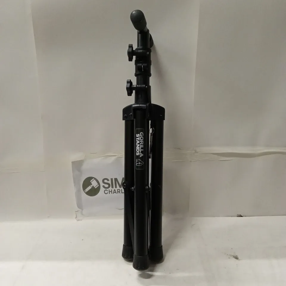GORILLA STANDS CAMERA/LIGHTING STAND – BLACK, FOLDED