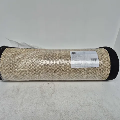 SISAL LIGHT BEIGE WITH BLACK BORDER RUNNER