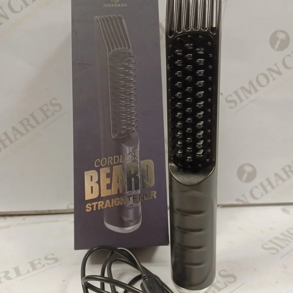 NISPEROS CORDLESS BEARD STRAIGHTENER
