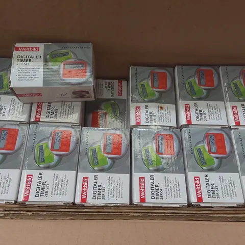 PALLET CONTAINING APPROXIMATELY 800x 2pcs WELTBILD DIGITAL TIMERS