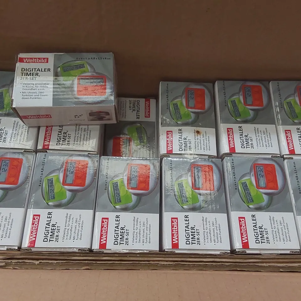 PALLET CONTAINING APPROXIMATELY 800x 2pcs WELTBILD DIGITAL TIMERS