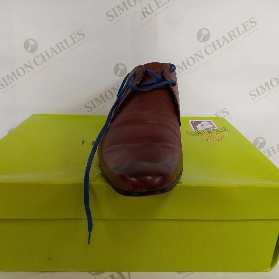 TED BAKER DERBY LACE UP SMART SUIT SHOES IN BROWN - EU 45