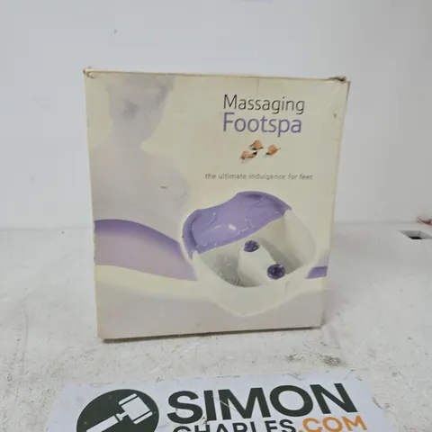 MASSAGING FOOTSPA DEVICE – PURPLE (BOXED)
