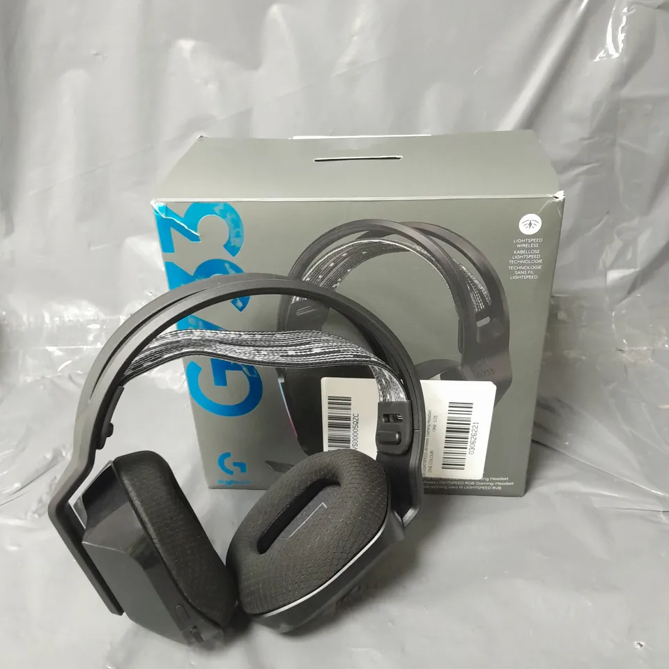 BOXED LOGITECH G733 LIGHTSPEED WIRELESS GAMING HEADSET RRP £109.99
