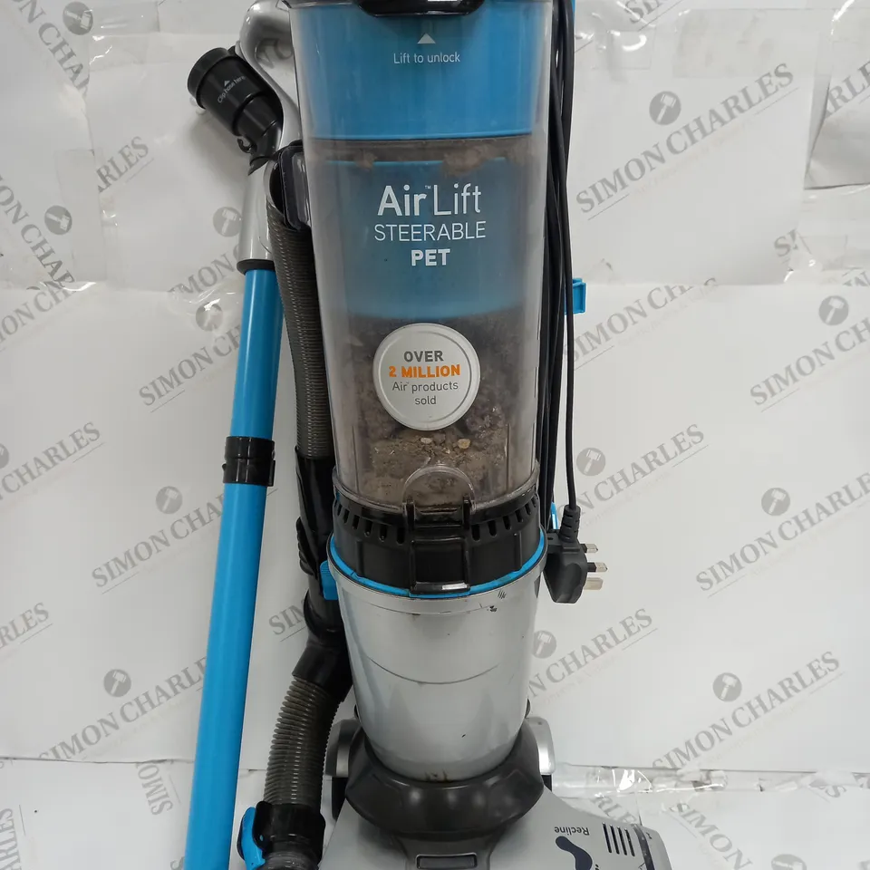 VAX AIR LIFT STEERABLE PET UPRIGHT VACUUM CLEANER RRP £129