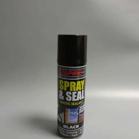 APPROXIMATELY 24 RAPIDE SPRAY & SEAL MASTIC SEALANT 300ML - BLACK