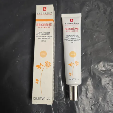 ERBORIAN BB CRÈME AU GINSENG MAKEUP FACE CREAM SPF 20 – NUDE, 40 ML