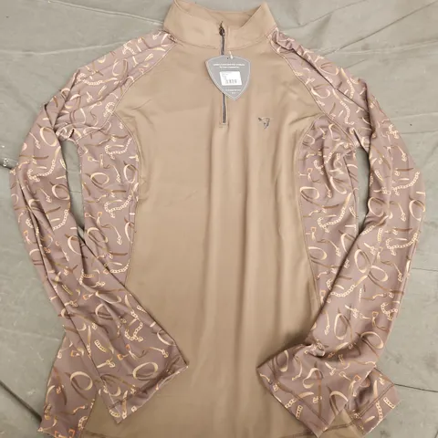 HY EQUESTRIAN ELEVATE HERITAGE BASELAYER IN FOSSIL - LARGE