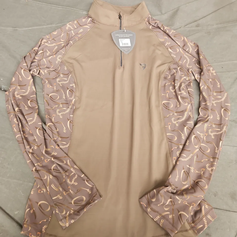 HY EQUESTRIAN ELEVATE HERITAGE BASELAYER IN FOSSIL - LARGE