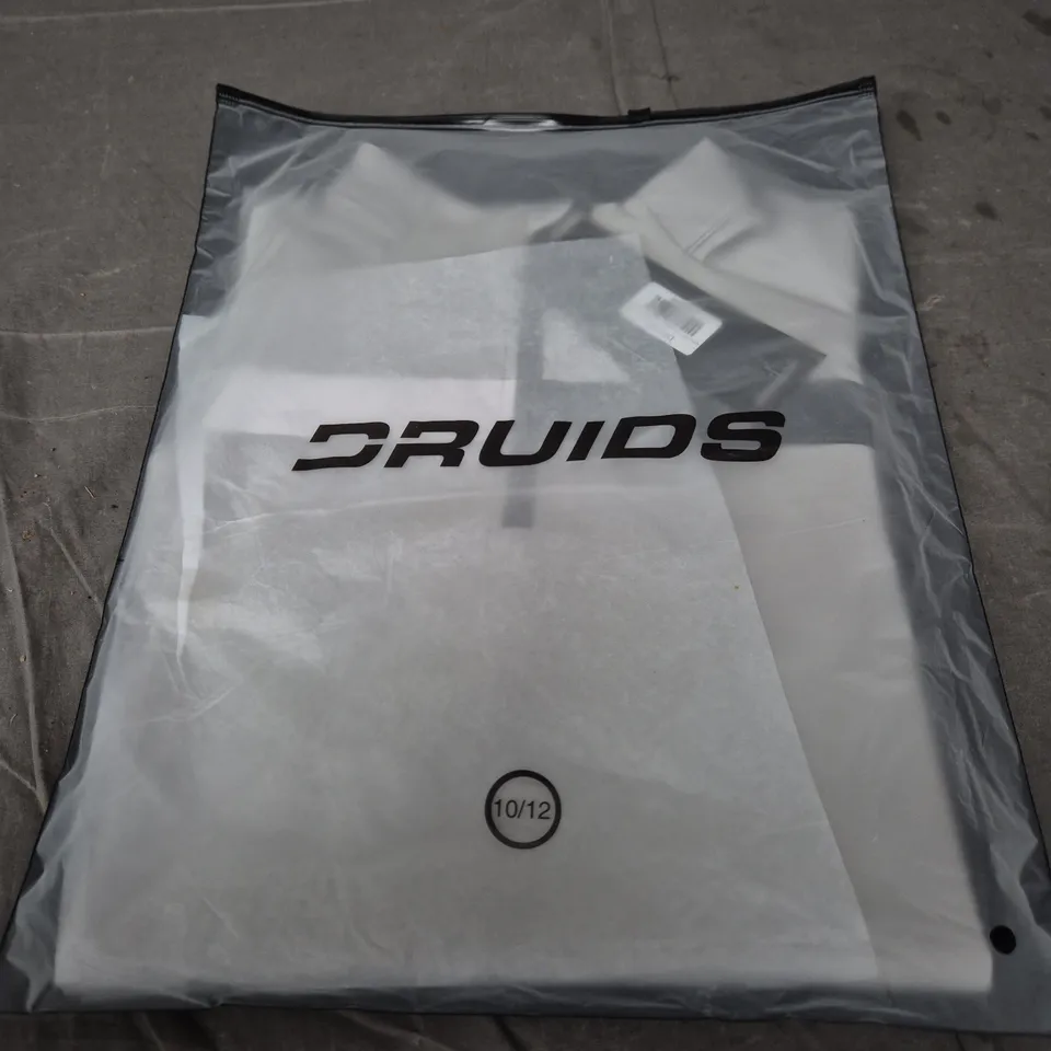 DRUIDS KIDS HALF-N-HALF MIDLAYER GREY, SIZE 10/12