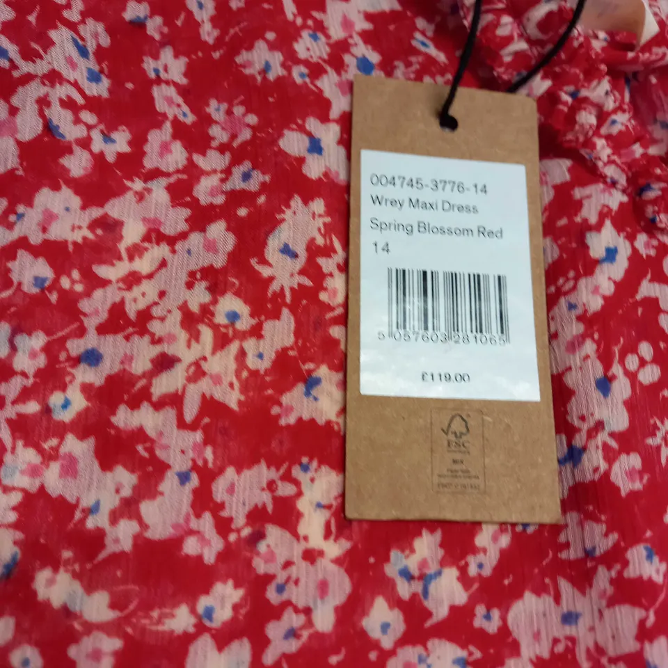 HUSH WREY MAXI DRESS SIZE 14