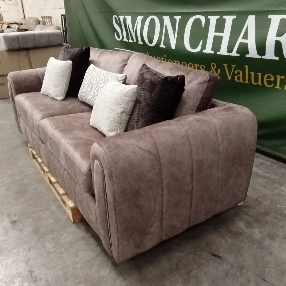 AMARA 3 SEATER SOFA - CHOCOLATE RRP £1349