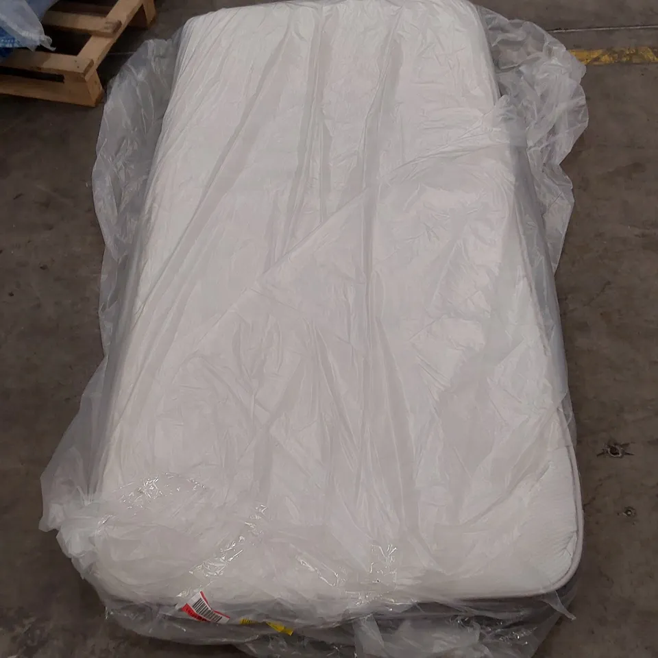 QUALITY BAGGED MEMORY 3' SINGLE FOAM HYBRID OPEN COIL SPRUNG MATTRESS 