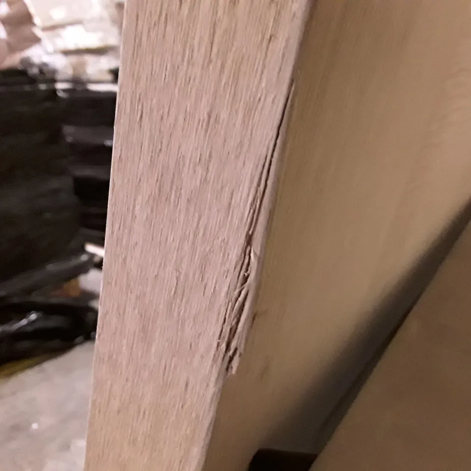 XL OAK VICTORIAN 4 PANEL WITH NON RAISED MOULDING FIRE DOOR 1981×762×44MM