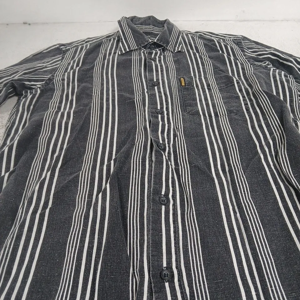 ARMANI JEANS STRIPED SHIRT – MEN'S, SIZE L