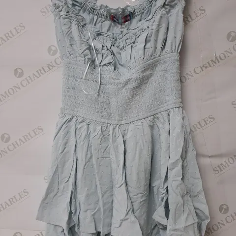 URBAN OUTFITTERS BLUE MINI DRESS - SMALL