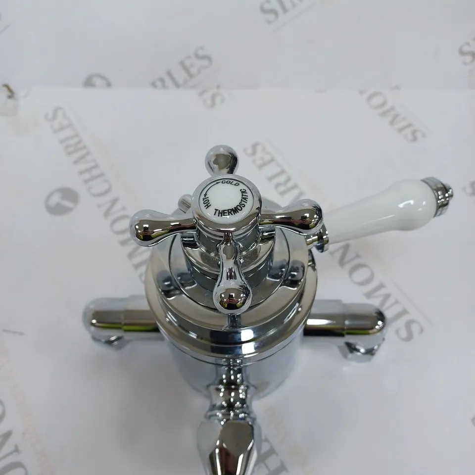 BOXED VICTORIAN PLUMBING DUAL CONTROL THERMOSTATIC SHOWER VALVE TSV11