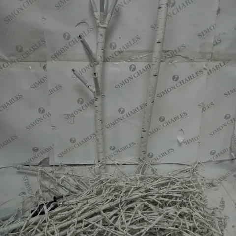 BOXED SANTA'S BEST 7FT PRE-LIT INDOOR OUTDOOR WILLOW TREE