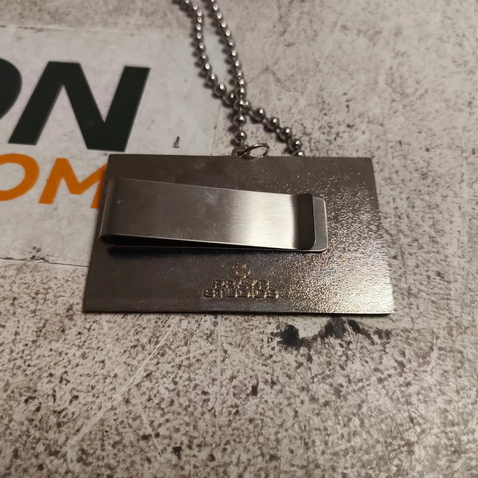 CHROME WALLET CHAIN BY PRAYR STUDIOS BOXED