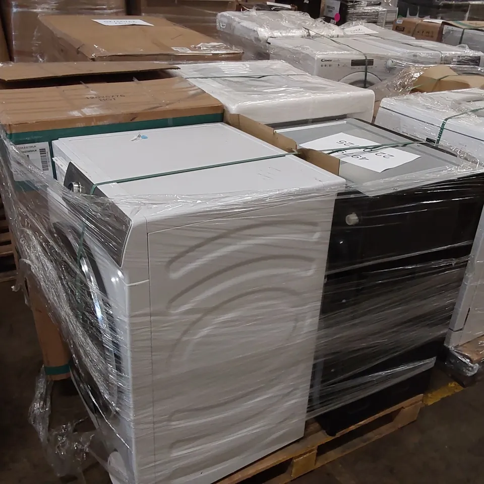 PALLET OF APPROXIMATELY 4 UNPROCESSED RAW RETURN WHITE GOODS TO INCLUDE;