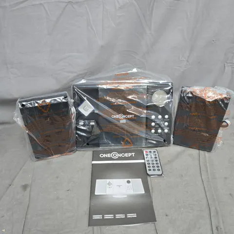 ONE CONCEPT CD/MP3 RADIO PLAYER MG3-V12 BLACK
