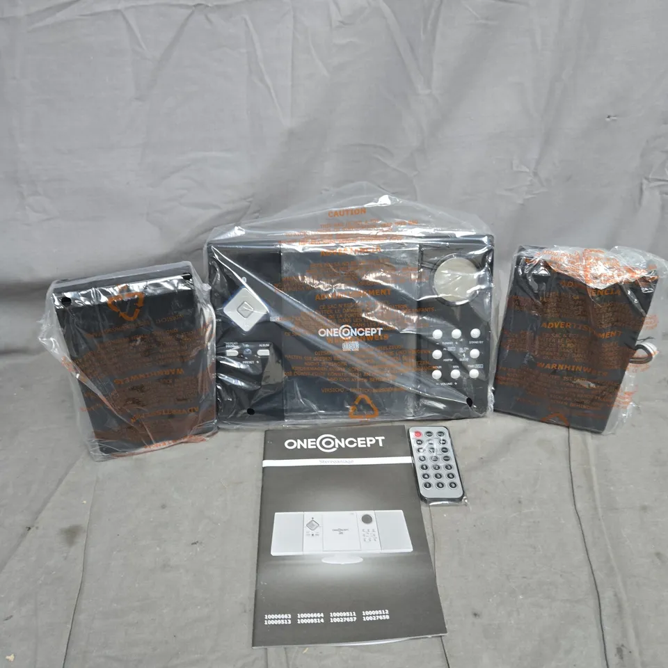 ONE CONCEPT CD/MP3 RADIO PLAYER MG3-V12 BLACK