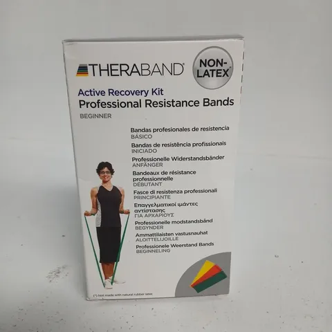 THERABAND ACTIVE RECOVERY KIT – NON-LATEX RESISTANCE BANDS (BEGINNER)