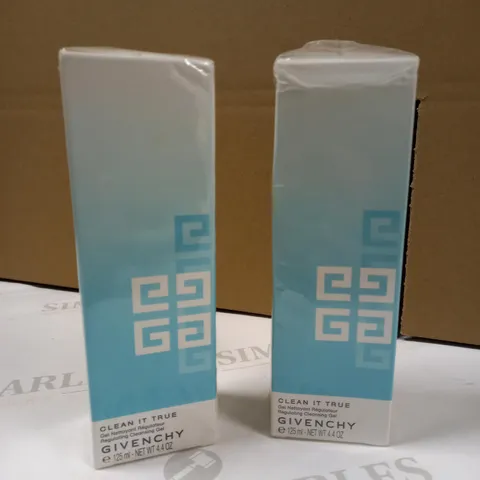 LOT OF APPROX 2 PACKAGED GIVENCHY REGULATING CLEANSING GEL - 125ML